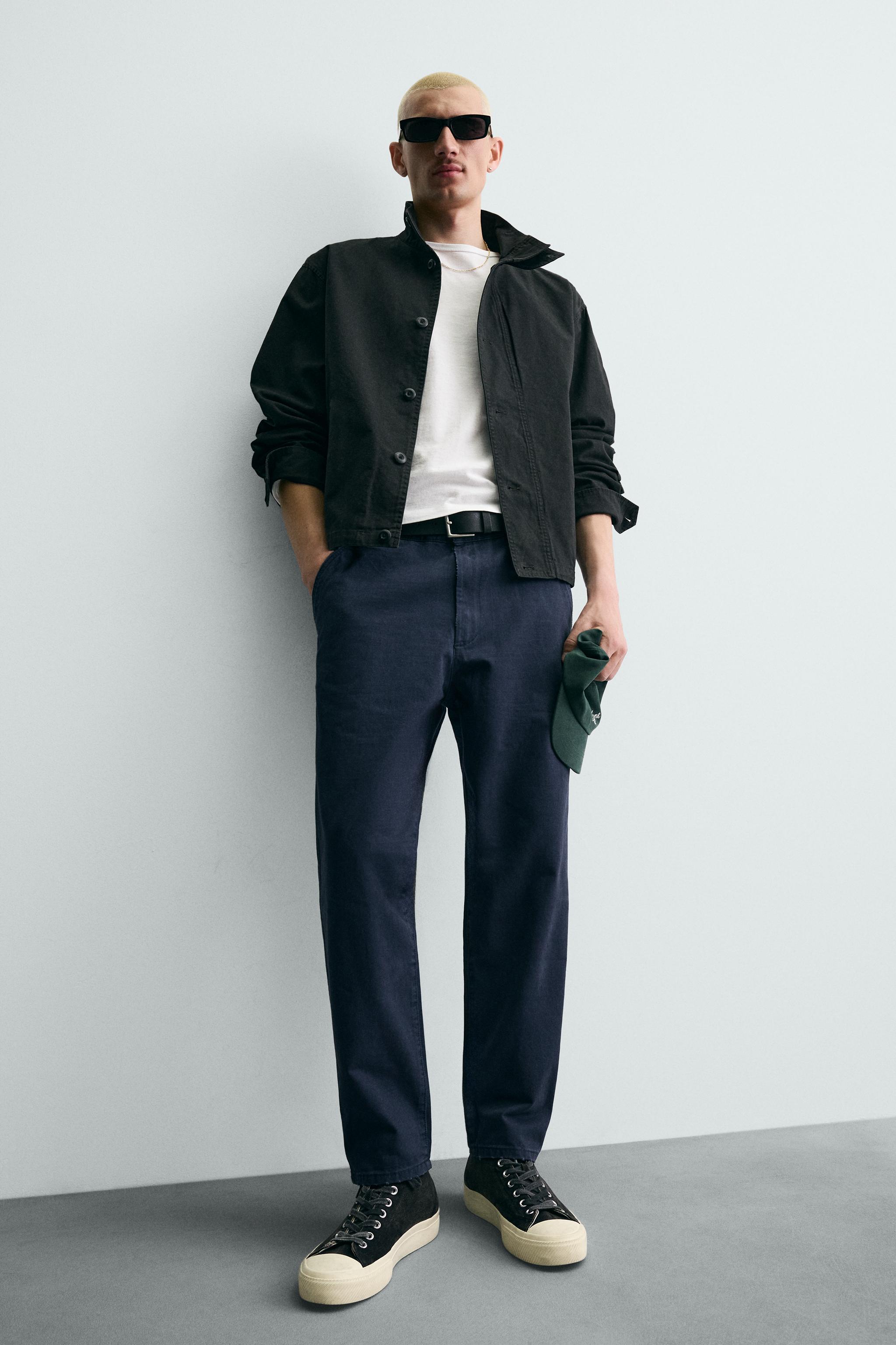 PANTALON CARROT FIT DÉLAVÉ